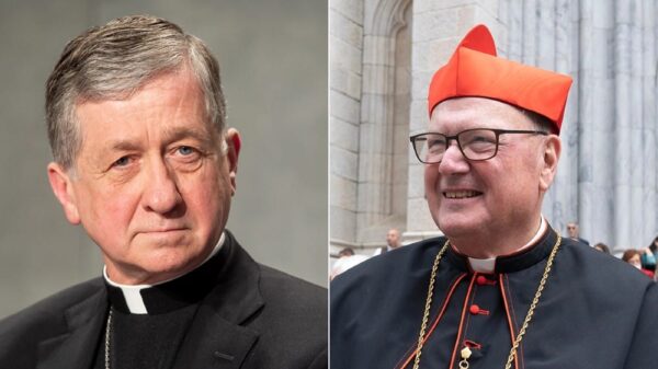 Cardinal Timothy Dolan and Blase Cupich Egyedi