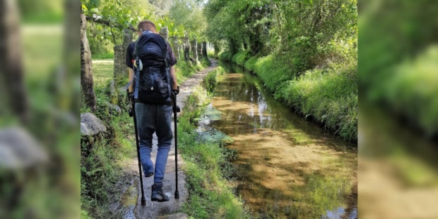 Fel labbal a Szent Jakab uton