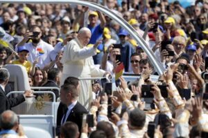 Ferenc pápa Balázsfalván