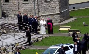 Ferenc pápa a Jakab Antal Házban vendégeskedett