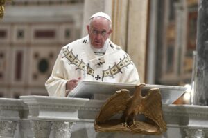 Ferenc pápa a lateráni székesegyházában: Jézus lépésváltásra, irányváltoztatásra indít 3 Ferenc pápa a lateráni székesegyházában: Jézus lépésváltásra, irányváltoztatásra indít