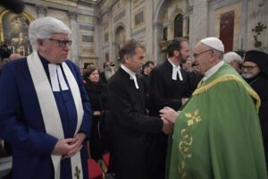 Ferenc pápa az ökumenikus vesperáson: Egyek az igazságosságban