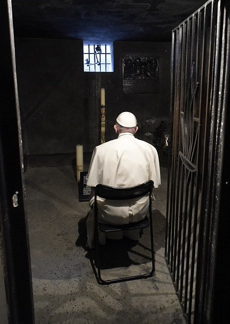 „A Jóisten mindenütt jelen van” - 80 éve halt meg Szent Maximilian Kolbe 5 FerencAuschwitz 1