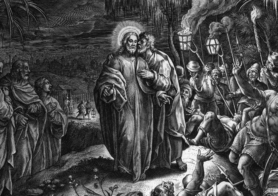 Judas csokkal elarulja Jezust