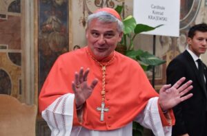 Konrad Krajewski bíboros