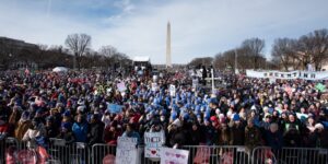 Különös médiafigyelem Washingtonban a Menet az Életért eseményen