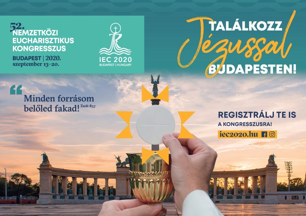 Jelentkezzen az Eucharisztikus Kongresszusra! 1 NEK pr cikk kreativ a4 fekvo print Egyedi
