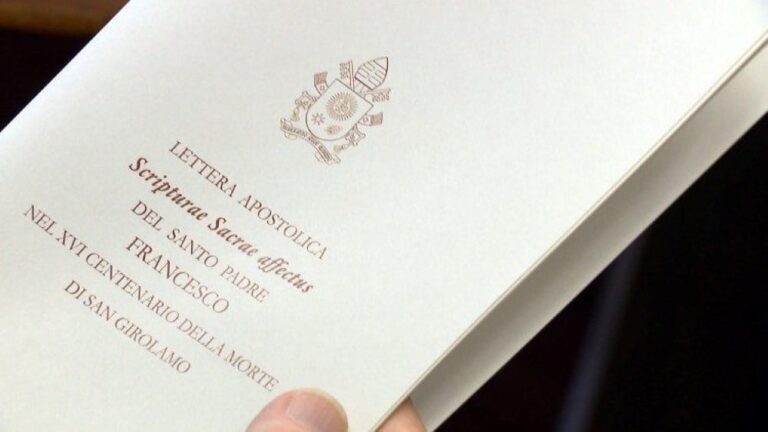 Ferenc pápa apostoli levele Szent Jeromos halála 16. centenáriumára: a Szentírás szeretete 3 Ferenc pápa apostoli levele Szent Jeromos halála 16. centenáriumára: a Szentírás szeretete