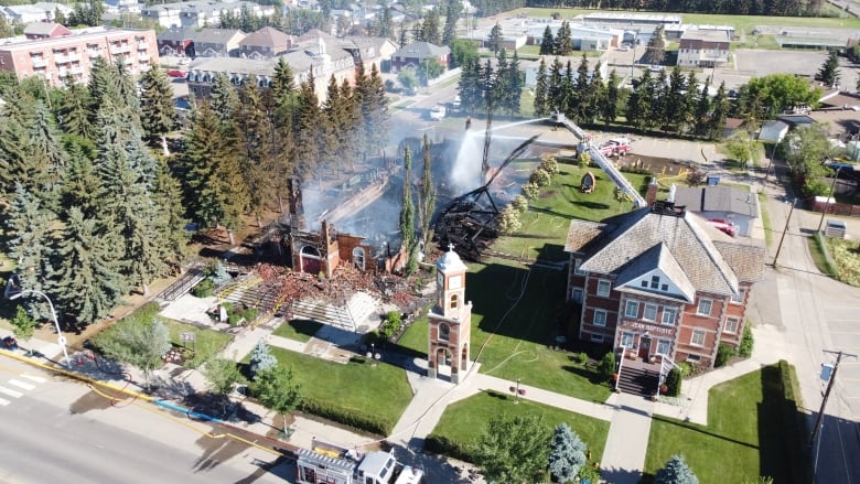 church fire morinville