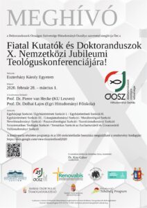 Nemzetközi teológuskonferencia Egerben 7 Nemzetközi teológuskonferencia Egerben