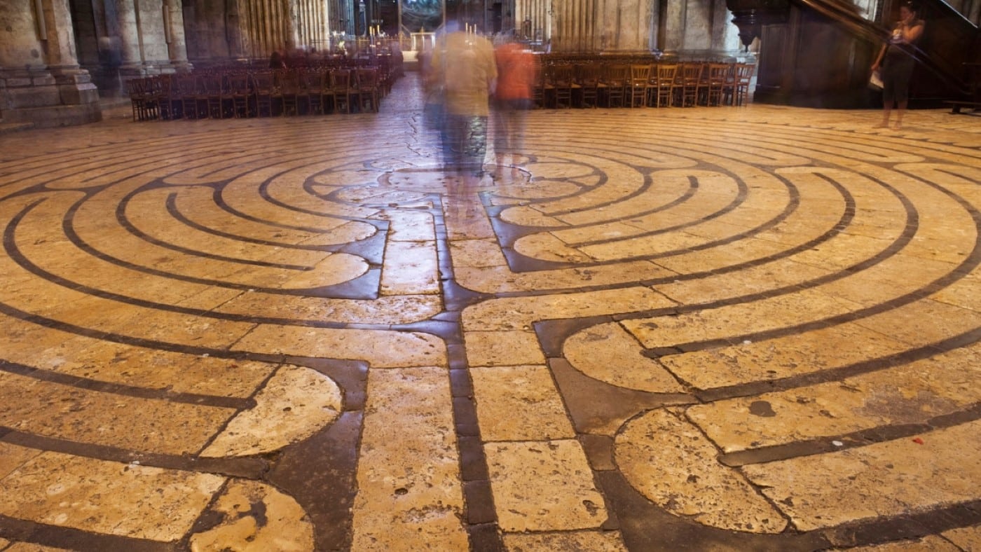 Szimbolikus zarándokút Krisztus feltámadása felé 1 labyrinthe chartres Custom