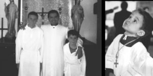 Egy csók Jézustól, avagy hogyan leckéztette meg a kezdő ministráns kisfiú az atyát