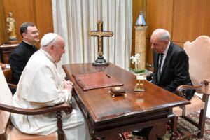 Ferenc pápa magánkihallgatáson fogadta Sulyok Tamás köztársasági elnököt
