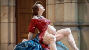 A “csúfság szobra” a linzi dómban