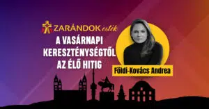 Zarándok Esték októberben Földi-Kovács Andreával
