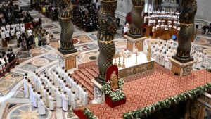 A Szeplőtelenül Fogantatott Szűz Mária emberségünk teljesen megvalósult példaképe – Ferenc pápa homíliája