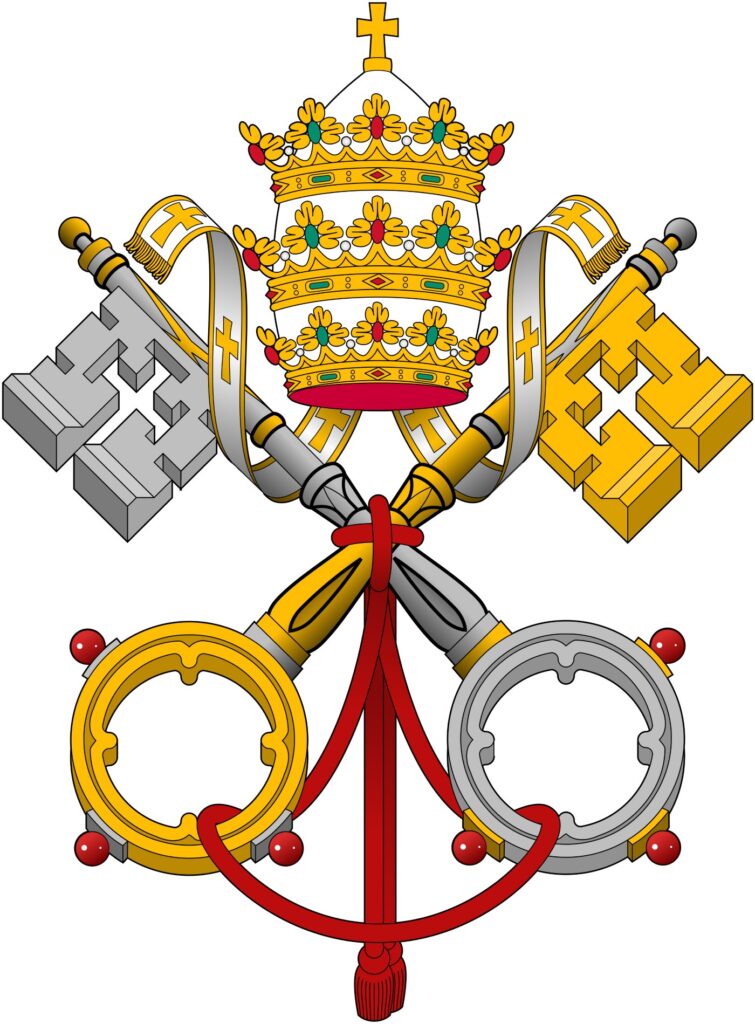 Emblem of the Holy See no background Custom