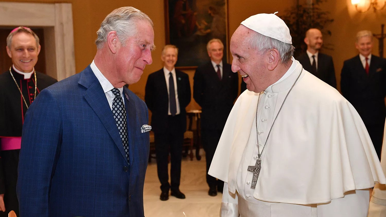 prince charles pope francis vatican city