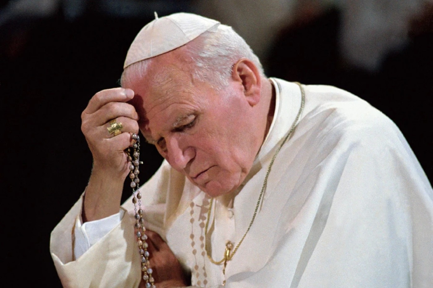 2005. április 2-án hunyt el II. János Pál pápa 1 Pope John Paul II in Belgium circa 1995 Credit LOsservatore Romano CNA 9 15 15 Custom