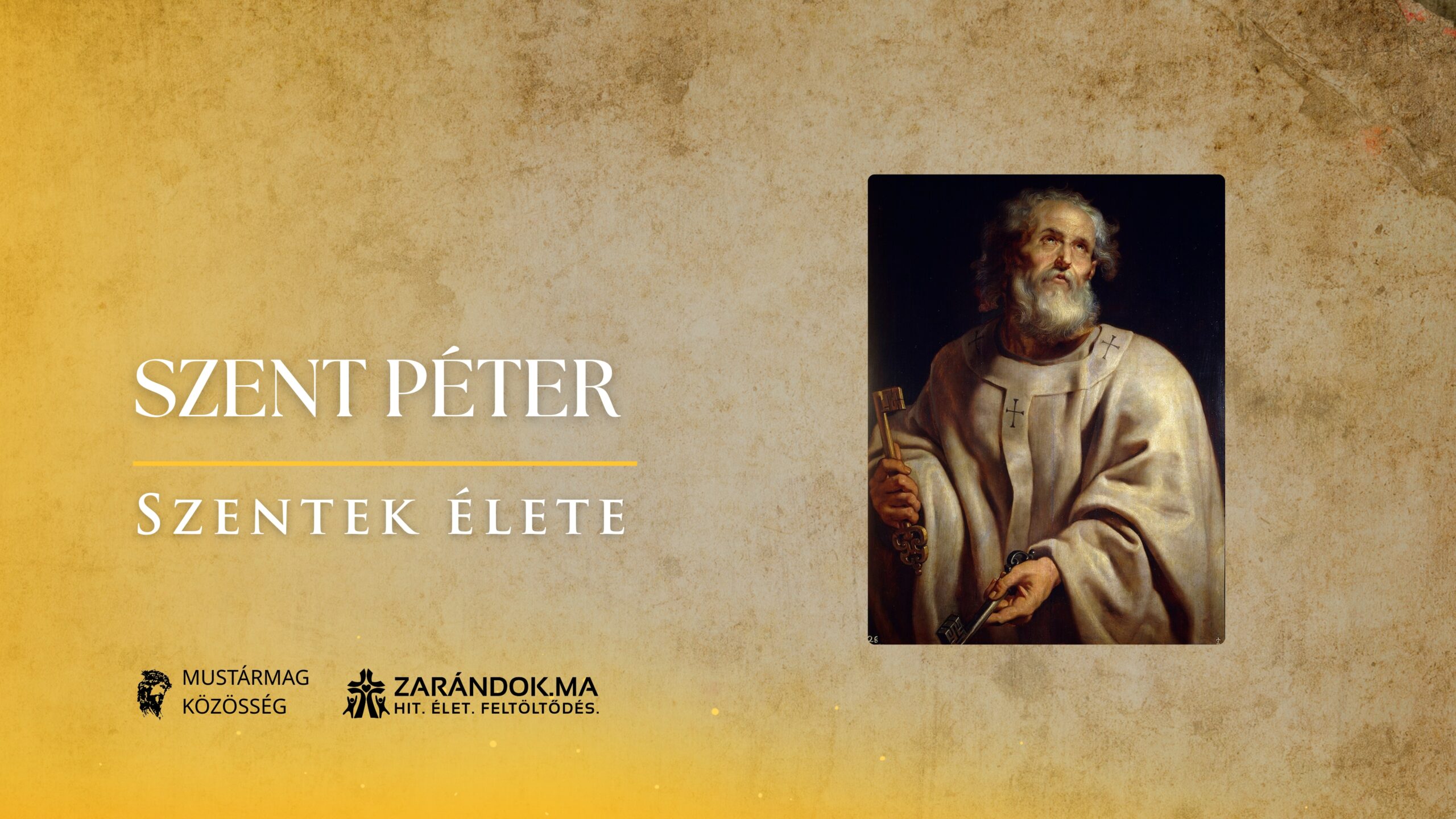 Szent Péter apostol - Szentek élete 1 Szentek elete 06.29 Szent Peter scaled