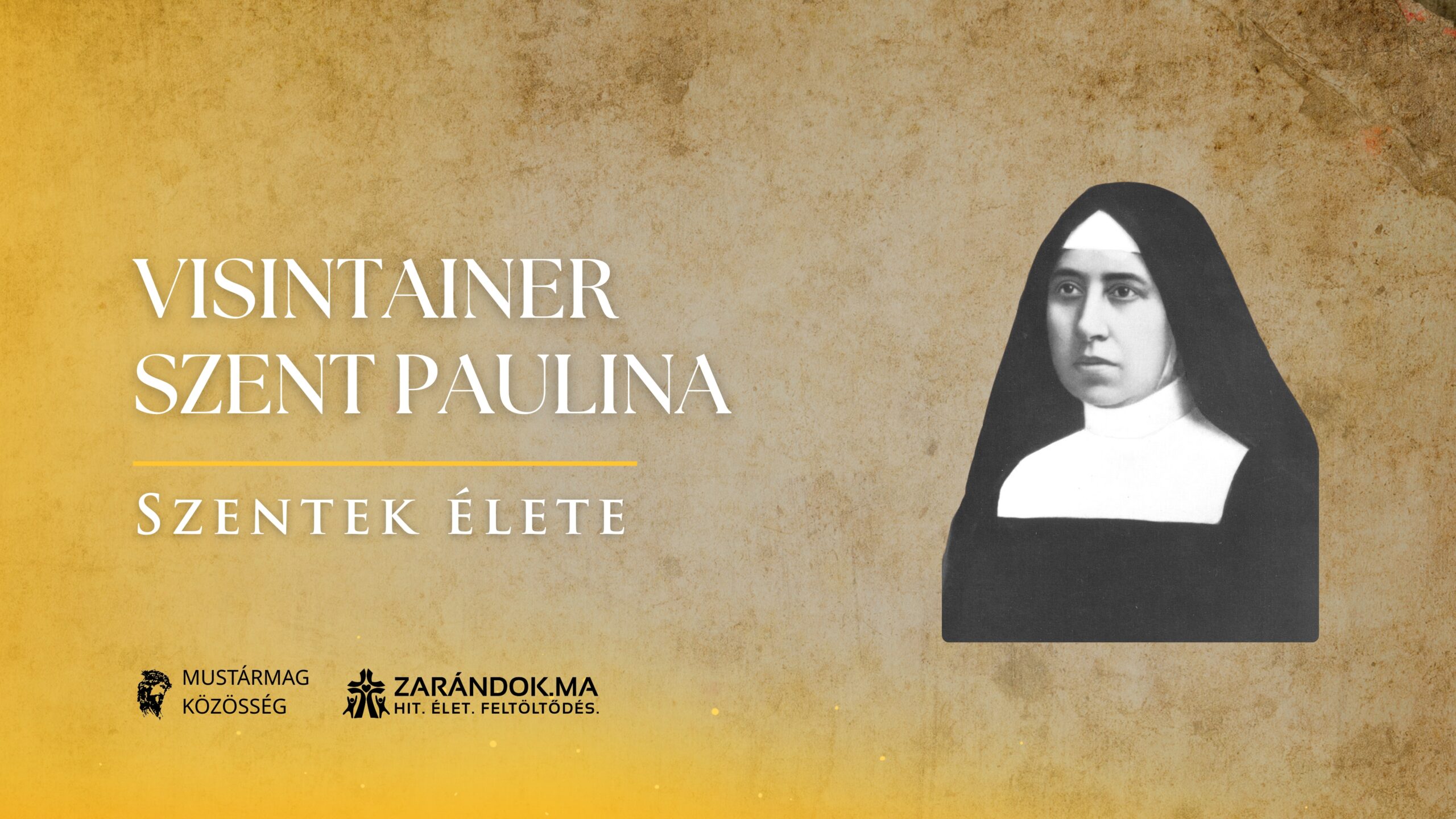 Szentek elete 07.09 Visintainer Szent Paulina scaled