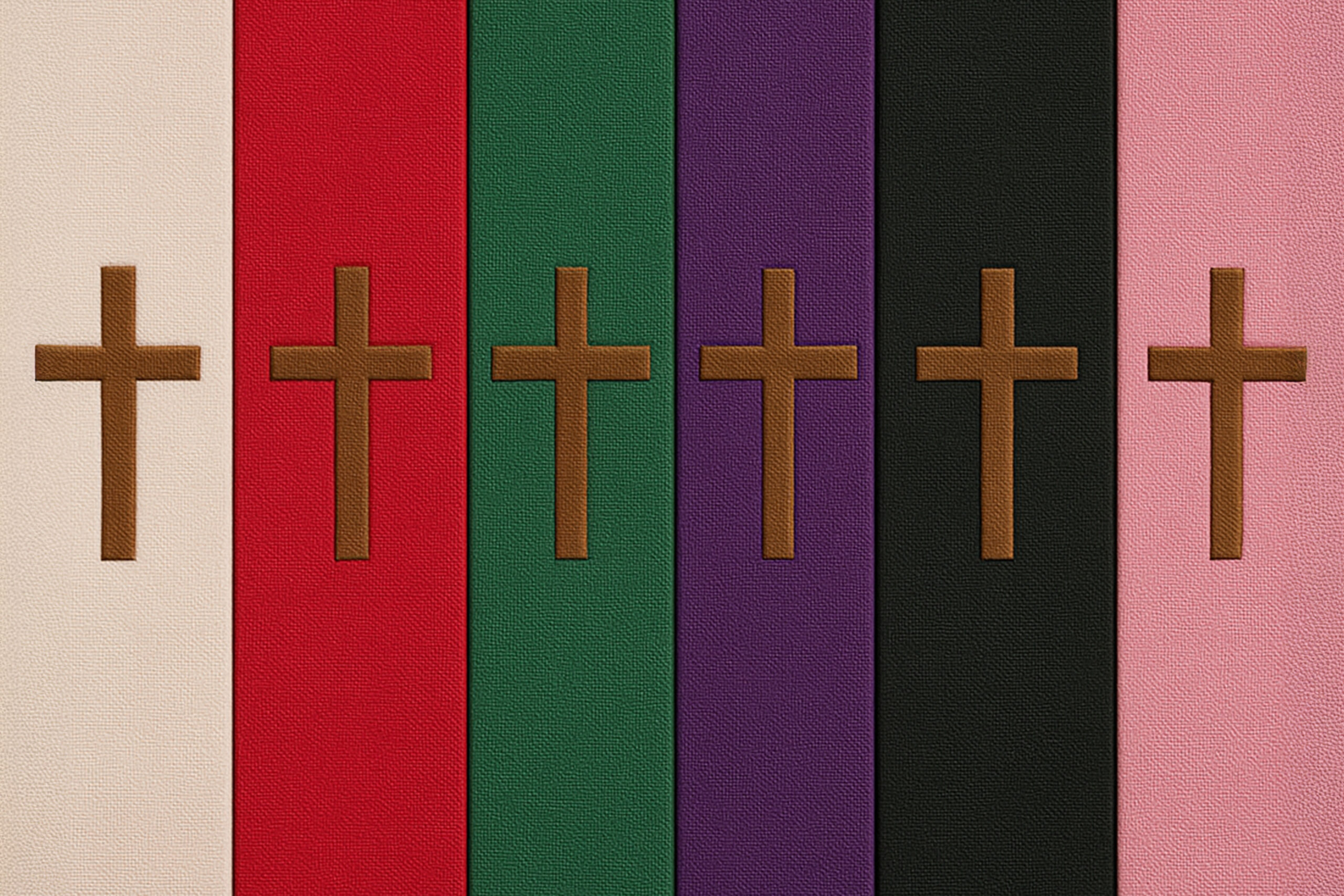 Miért viselnek a papok különböző színű miseruhákat? 1 liturgikus szinek scaled