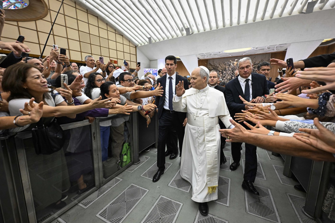 XIV. Leó pápa csatlakozott a jeruzsálemi pátriárkák felhívásához 1 XIV Leo papa audiencia 0827 d Egyedi