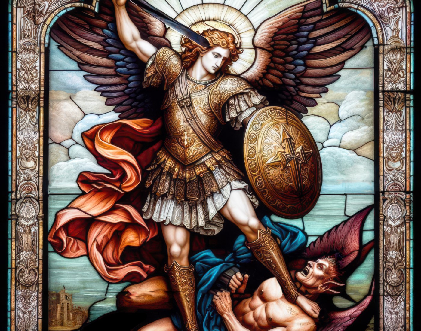 Szent Mihály harca 1 Szent Mihaly harca Egyedi