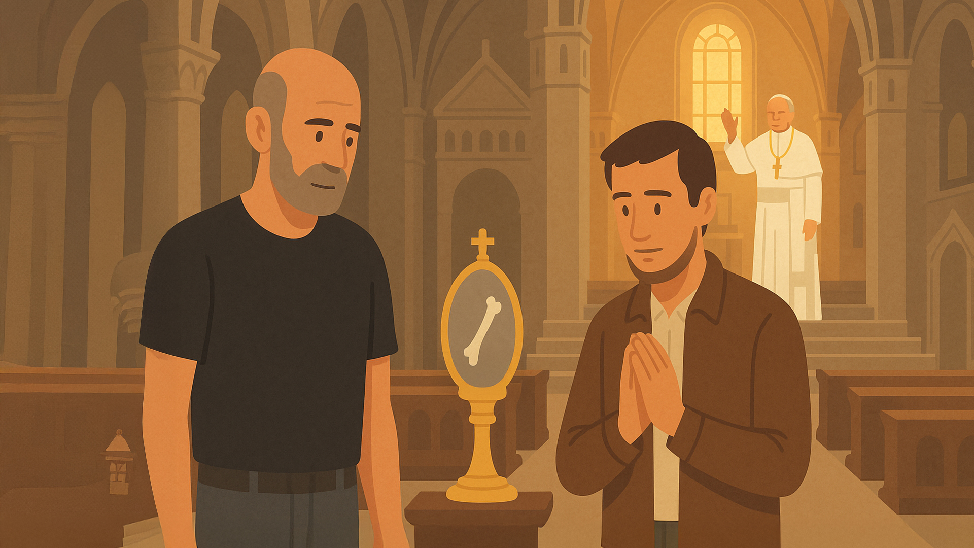 Szent Tamás ujjcsontja és II. János Pál pápa áldása 1 Szent Tamas ujjcsontja es II. Janos Pal papa aldasa cov