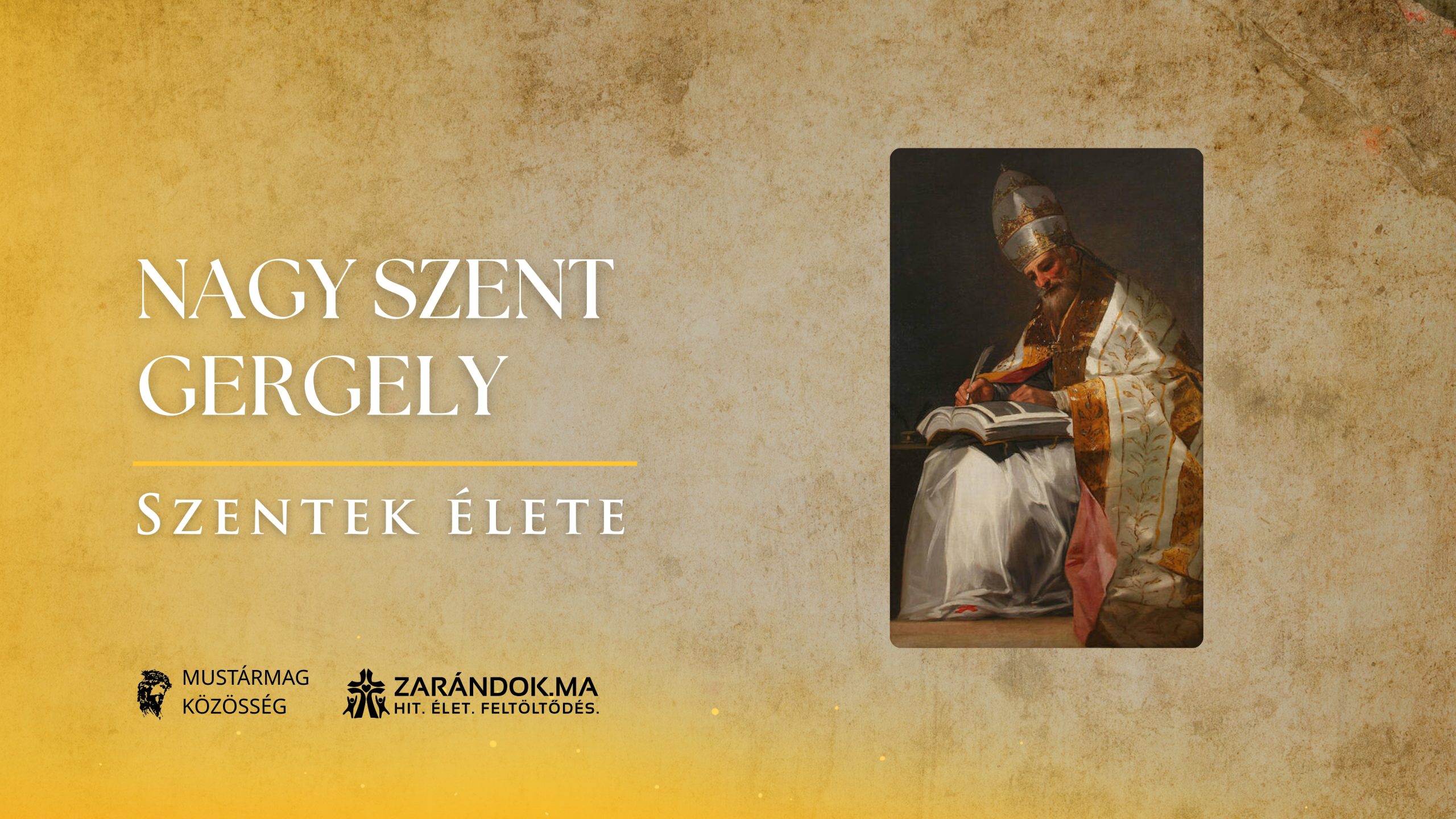Szentek elete 09.03 Nagy Szent Gergely scaled