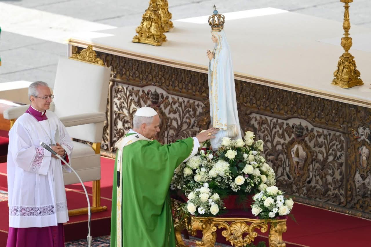 XIV. Leó pápa: Az igazi máriás lelkiség Jézus evangéliumának szolgálatában áll 1 Leo papa angelus 25.10 5