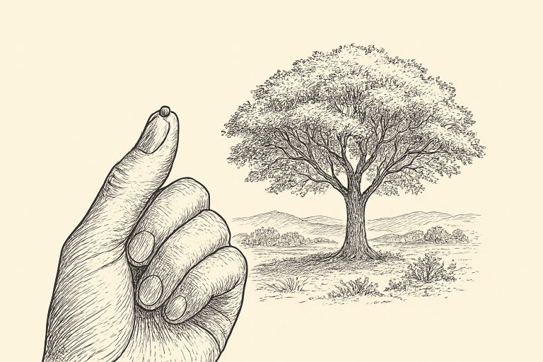 Mint a mustármag, csak akkora... 6 Mint a mustármag, csak akkora…