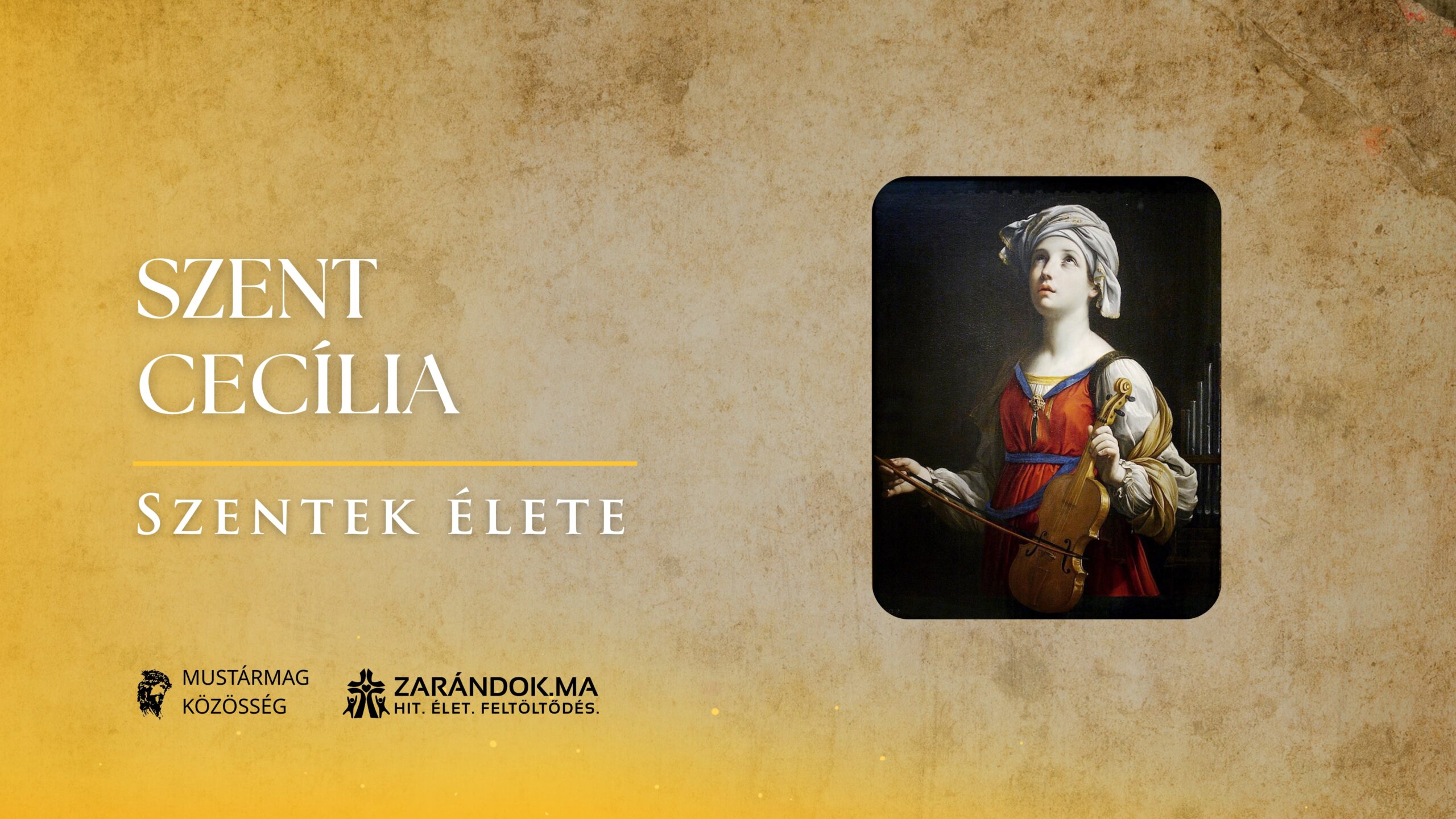 Szentek elete 11.22 Szent Cecilia scaled