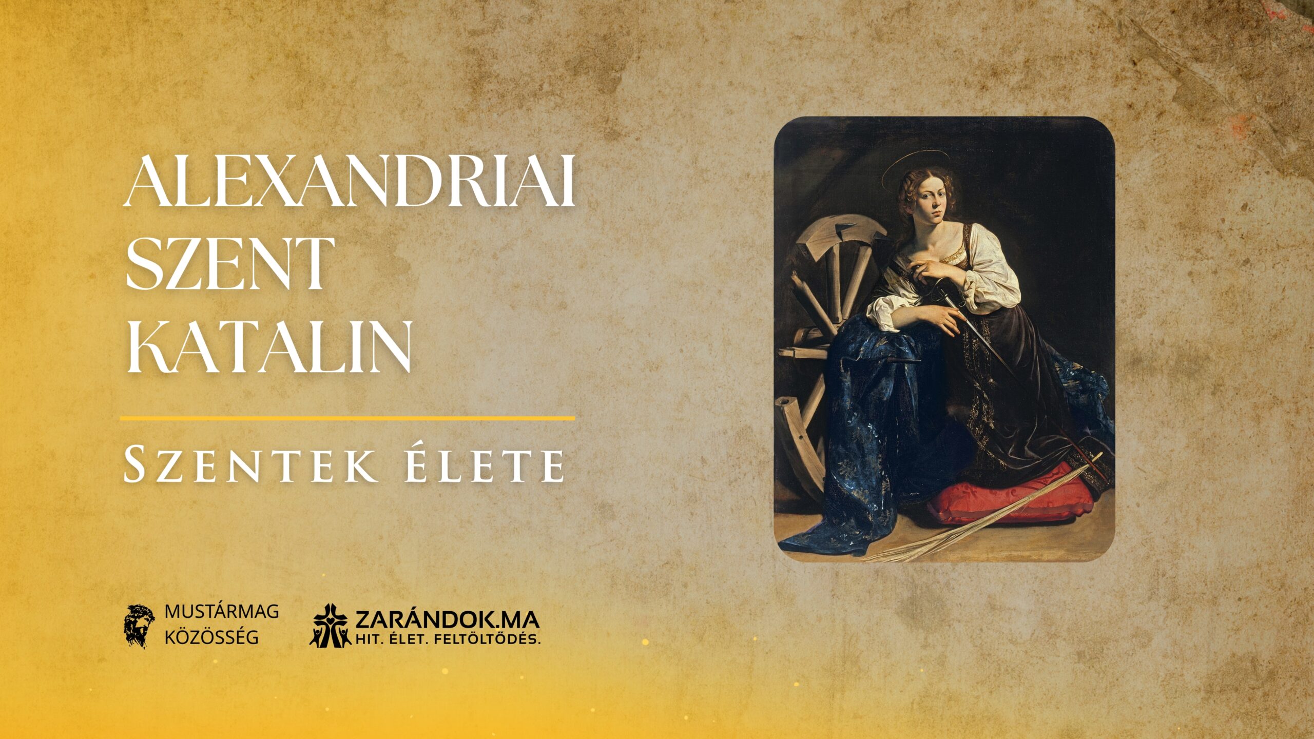 Szentek elete 11.25 Alexandriai Szent Katalin scaled
