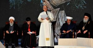 Leó pápa az ökumenikus és vallásközi találkozón Bejrútban: legyetek a béke építői