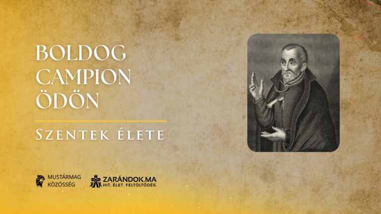 Boldog Campion Ödön – Szentek élete