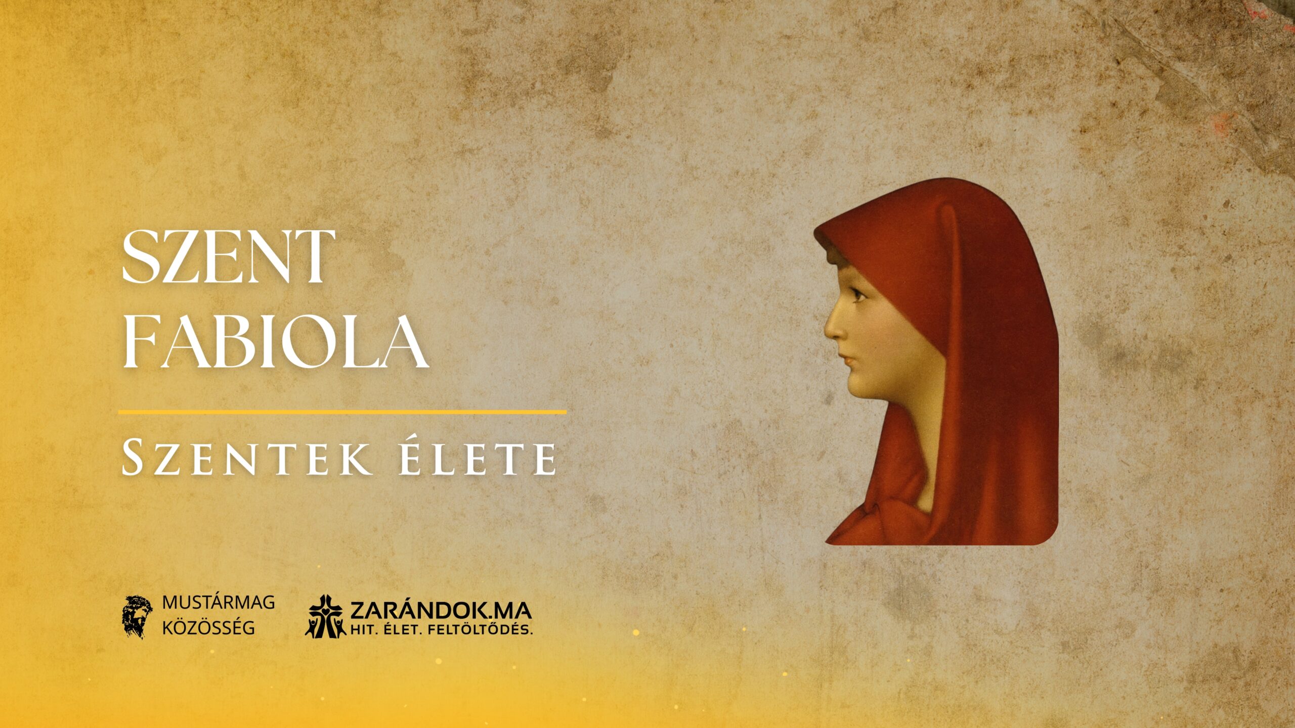 Szentek elete 12.28 Szent Fabiola scaled