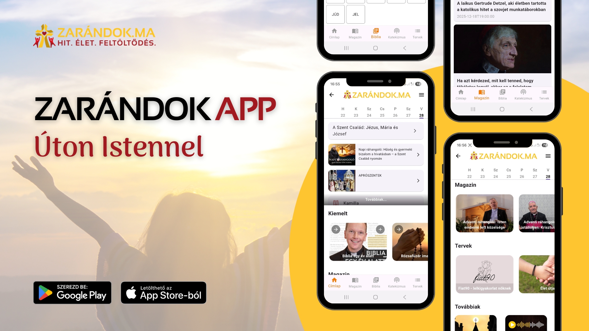 Úton Istennel – elindult a Zarándok mobilalkalmazás 1 Zarandok app borito