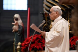 Leó pápa Isten Anyja ünnepén: Mária Gyermekének az arcával áld meg minket a teremtő Isten