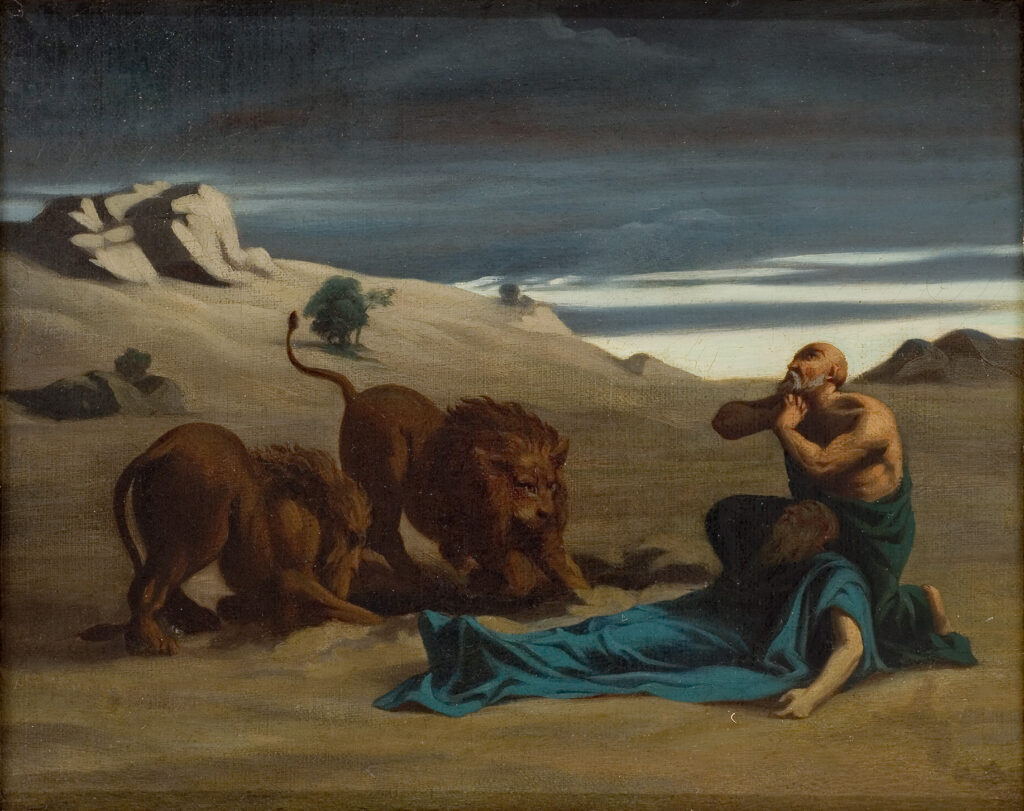 Alexandre Cabanel Saint Paul entoure par les lions