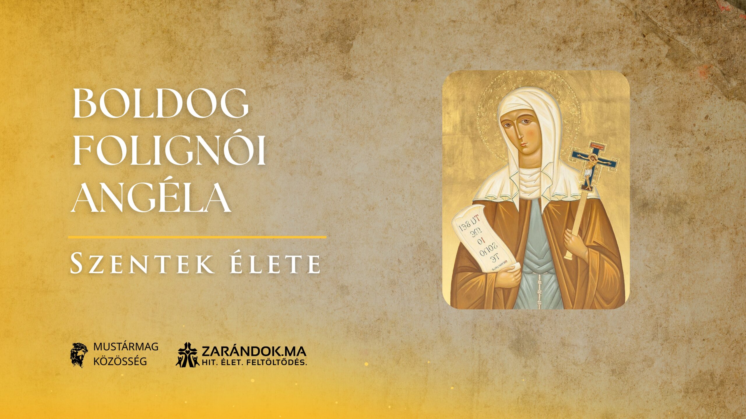 Szentek elete 01.04 Boldog Folignoi Angela scaled