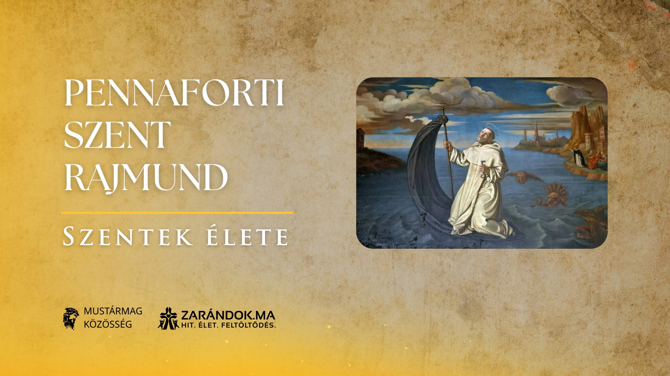 Szentek elete 01.07 Pennaforti Szent Rajmund scaled
