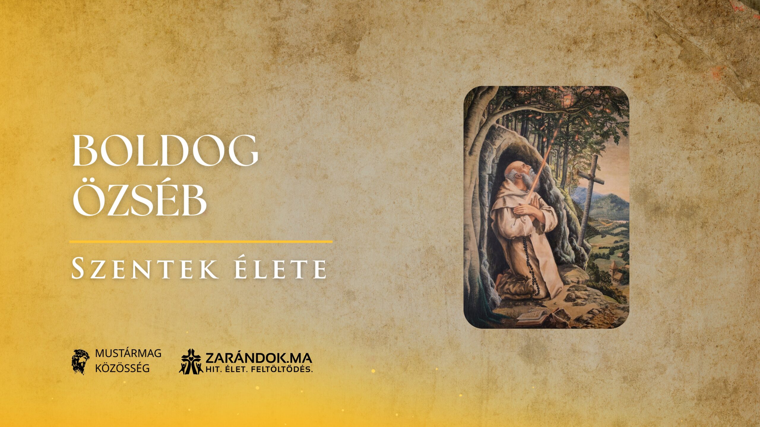 Szentek elete 01.20 Boldog Ozseb scaled