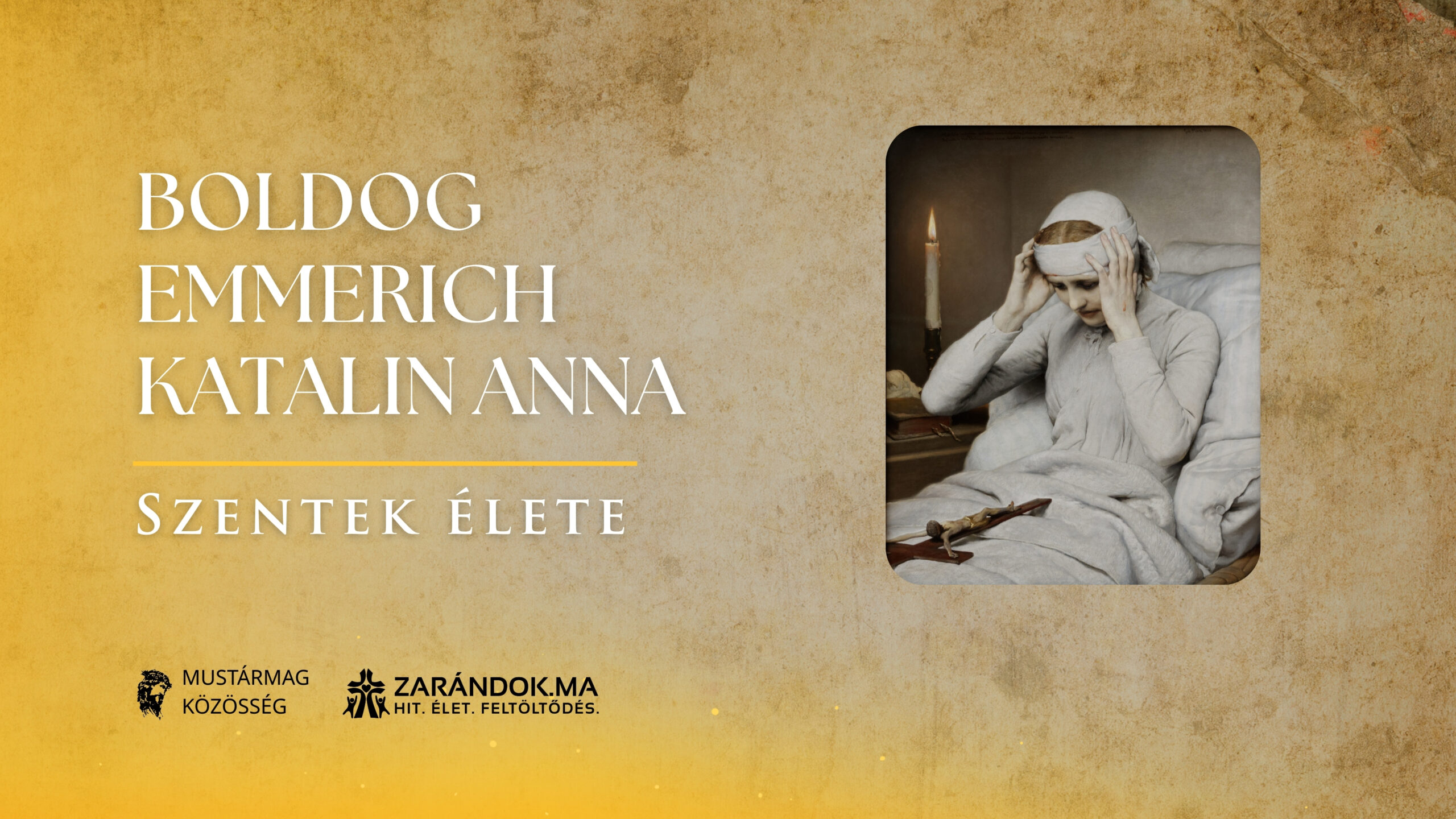 Szentek elete 02.09 Boldog Emmerich Katalin Anna scaled