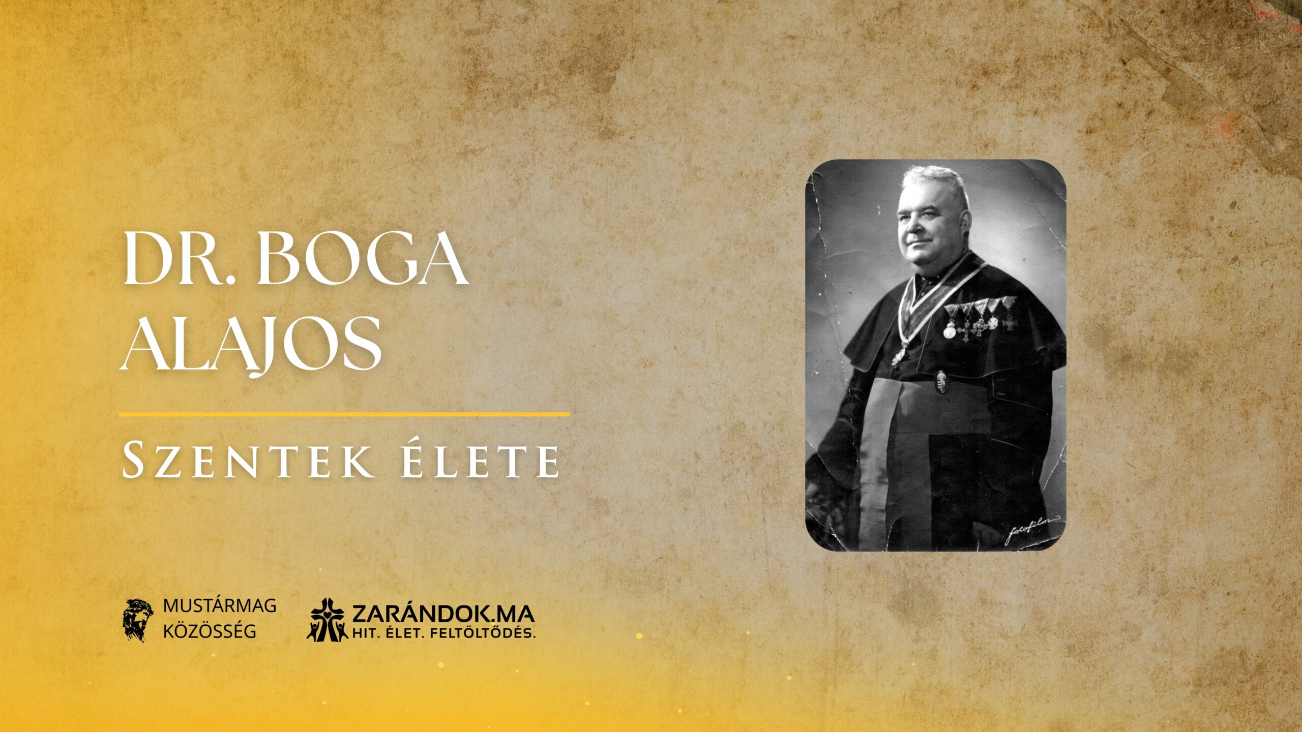 Dr. Boga Alajos vértanúsága – Szentek élete 1 Szentek elete 02.25 dr. Boga Alajos vertanu scaled