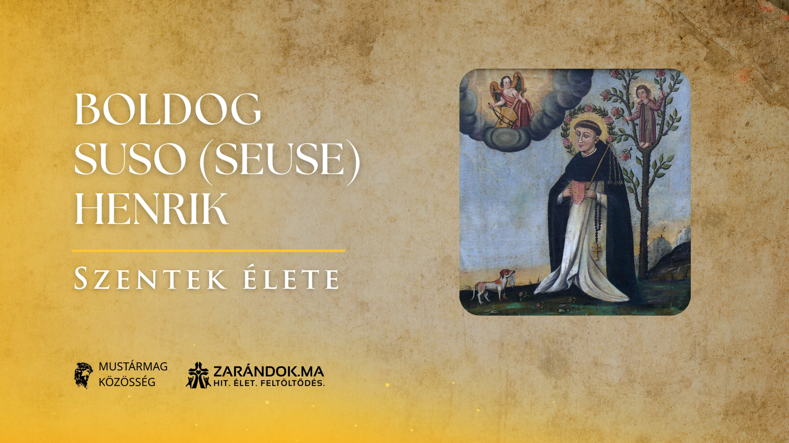 Szentek elete 03.02 Boldog Suso Seuse Henrik scaled
