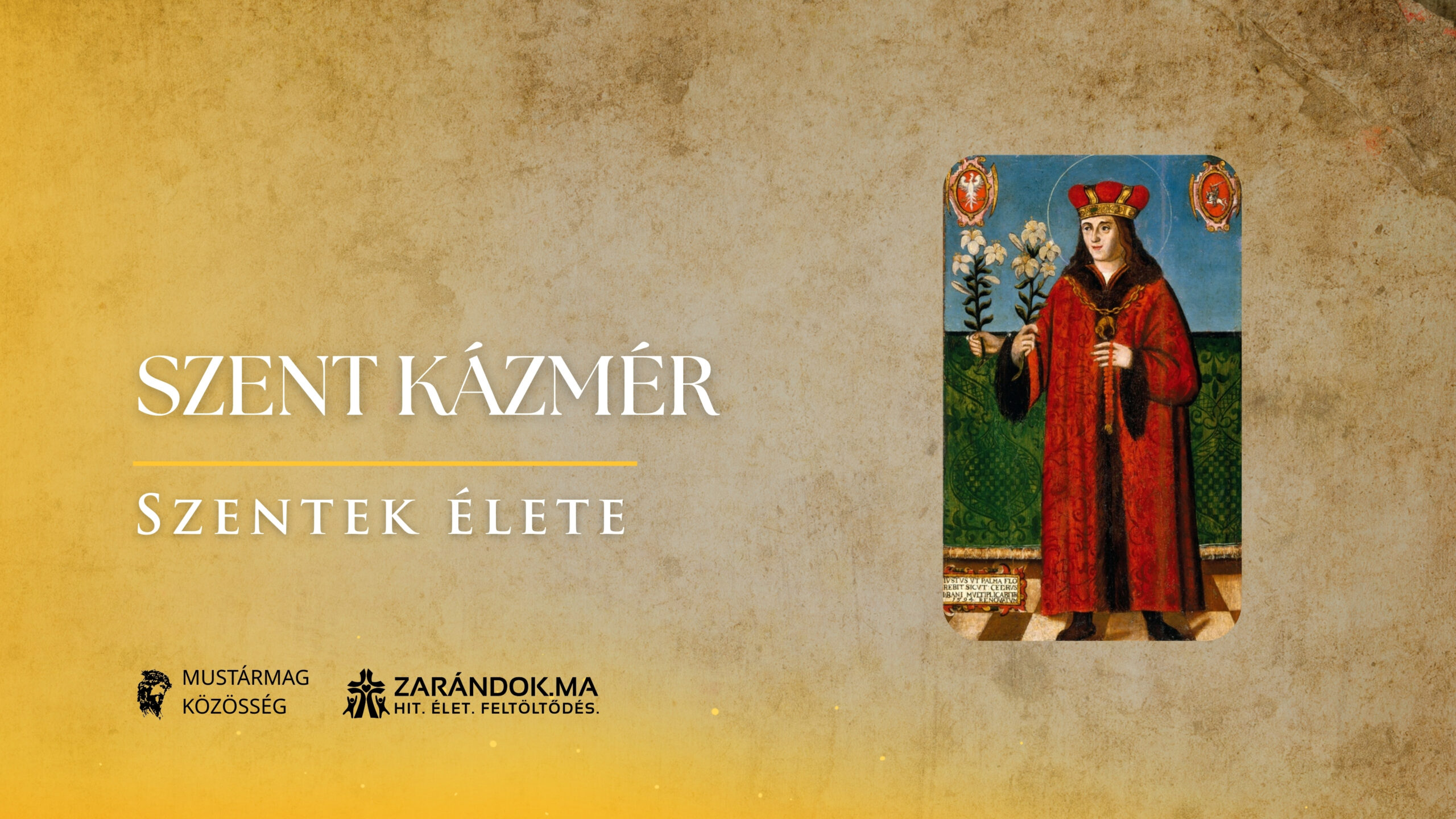 Szentek elete 03.04 Szent Kazmer scaled