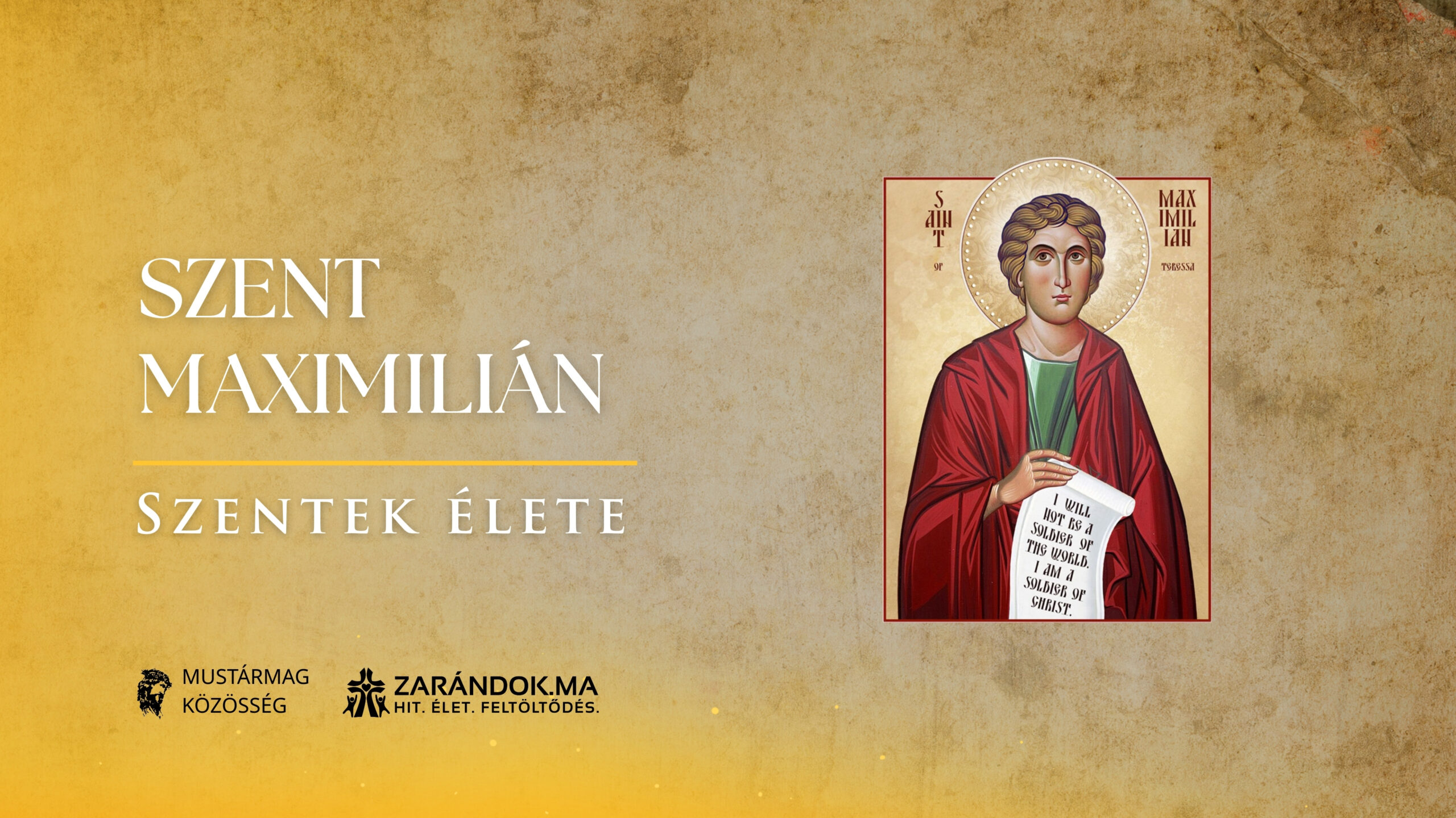 Szentek elete 03.12 Szent Maximilian scaled