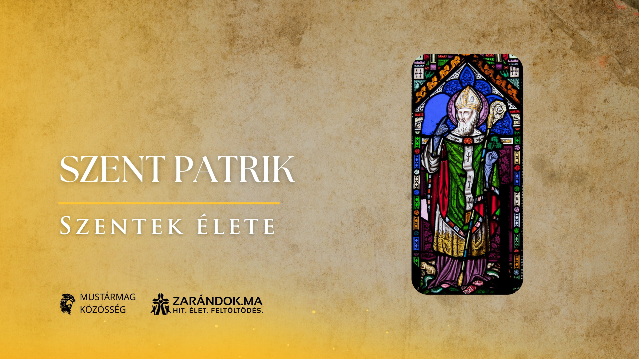 Szentek elete 03.17 Szent Patrik scaled