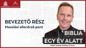 Bevezető rész: Messiási ellenőrző pont 7 Bevezető rész: Messiási ellenőrző pont